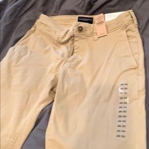 Slim Straight men’s khakis American Eagle